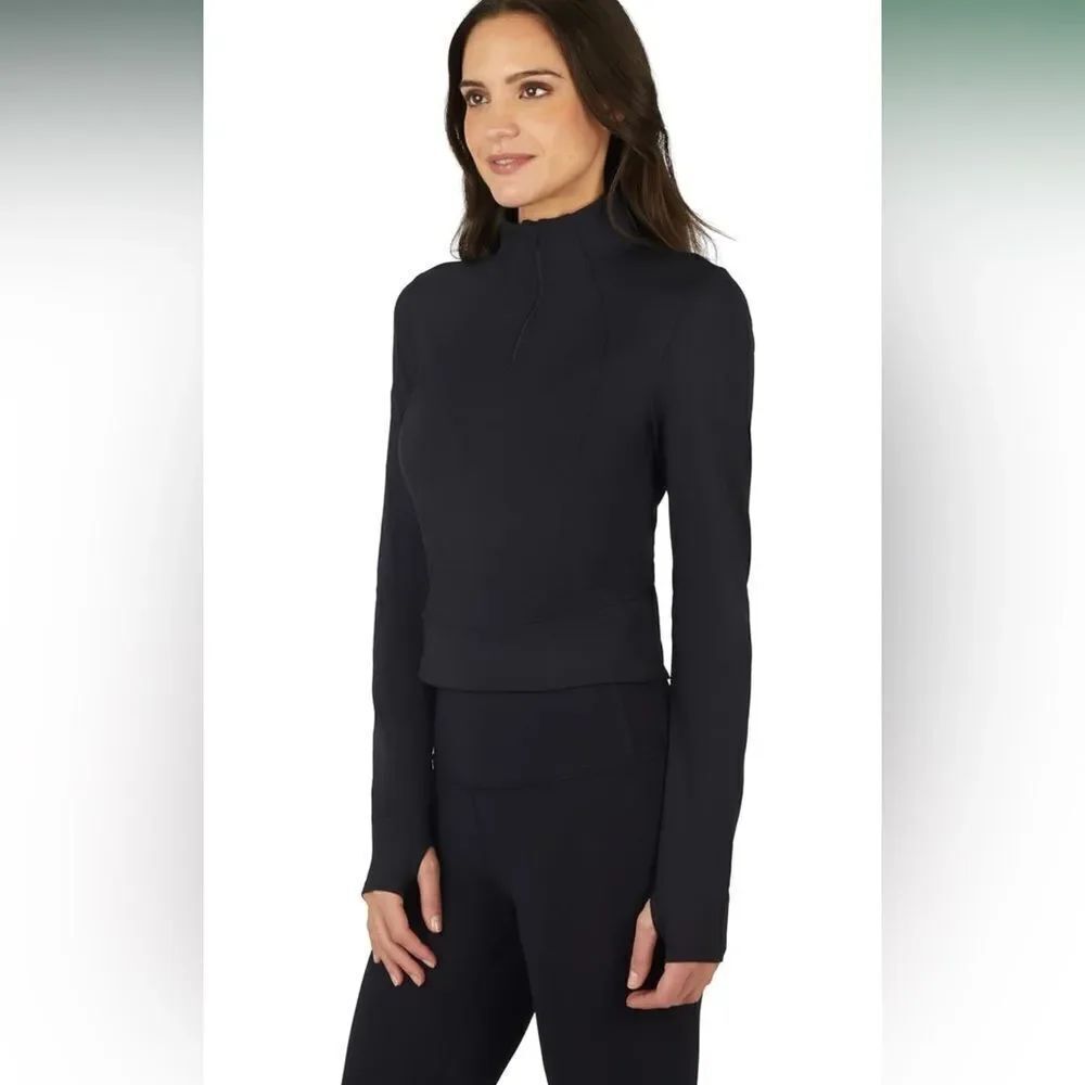 Yogalicious Lux Women’s Crosstrain Everyday Long Sleeve 3/4 Zip Jacket T…